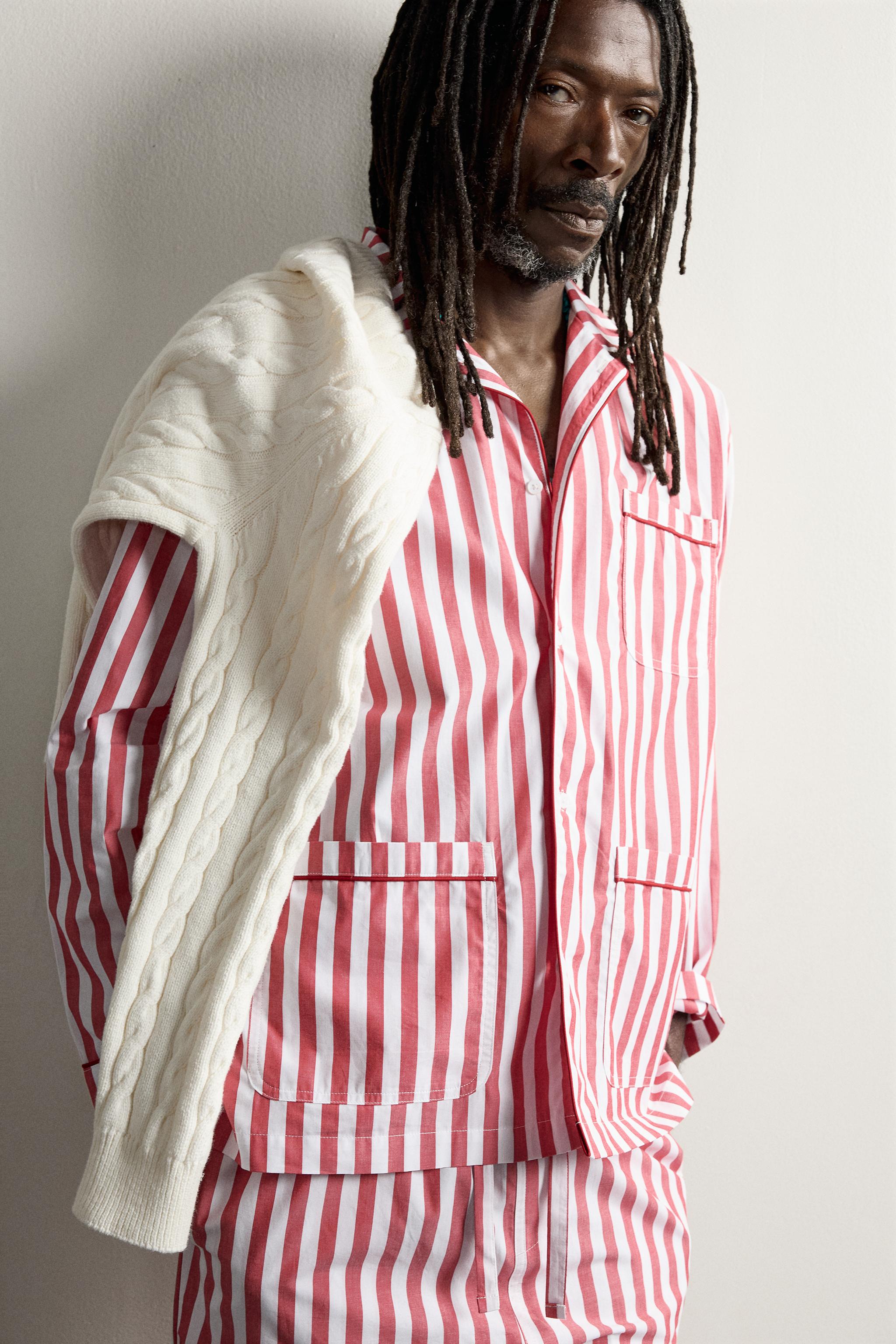 AARON LEVINE X ZARA JACQUARD PAJAMA SET
